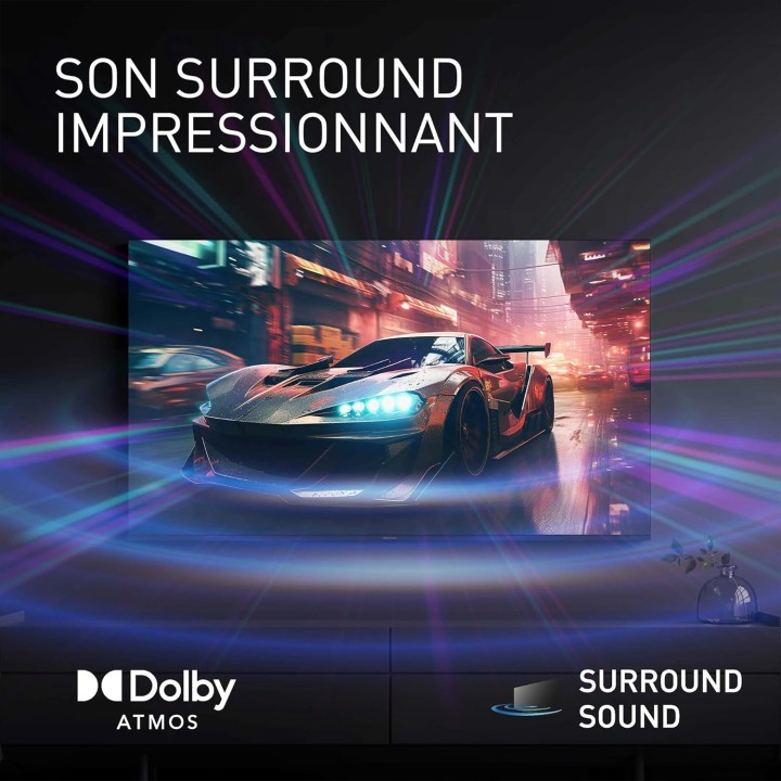 TV QLED 4K 65 pouces Panasonic - Fire TV, Dolby Vision & Atmos, Alexa, 2024