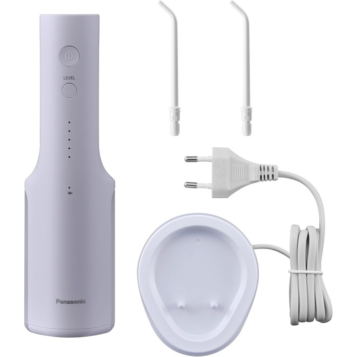 Hydropulseur dentaire ultrasonique Panasonic Série 300 - 200ml - 5 réglages - Violet