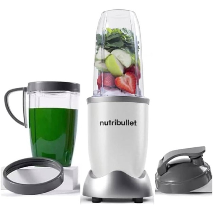 Blender portable nutribullet blanc – USB-C, nomade, couvercle pratique