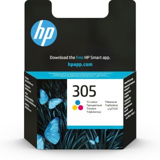 Cartouche d'encre tricolore HP 305 - Compatible DeskJet et Envy - Authentique