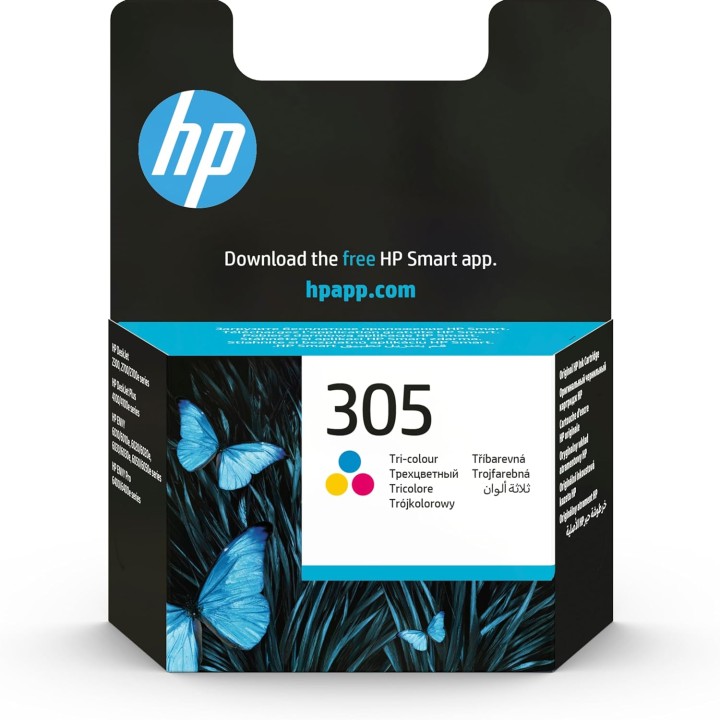 Cartouche d'encre tricolore HP 305 - Compatible DeskJet et Envy - Authentique