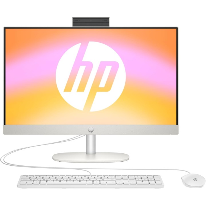PC tout-en-un tactile 23,8'' HP Ryzen 5 16Go RAM 512Go SSD Windows 11 Blanc