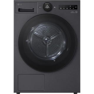 Sèche-linge pompe à chaleur connecté LG 9 kg AI Dry - Turbo Dry - Noir