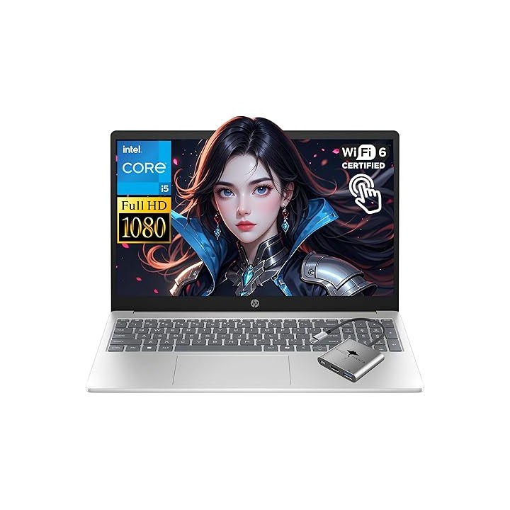 Ordinateur portable HP 15,6'' Core i7 16Go RAM 512Go SSD argent - Windows 11 Home