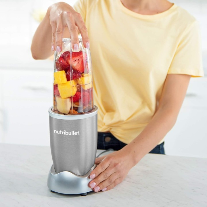 Blender personnel NutriBullet Pro 900W - 700ml argent - compact et puissant