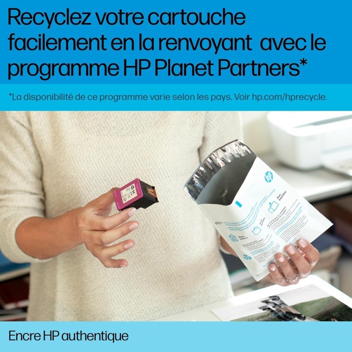 HP Cartouche d'encre cyan 912 (3YL77AE) - OfficeJet Pro 8010/8020 authentique