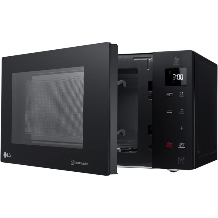 Four à micro-ondes avec grill LG Smart Inverter 32L - Plaque Crispy - Noir fumé