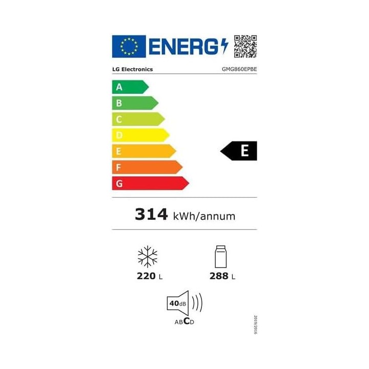 Réfrigérateur multi-portes LG 508L - InstaView Door Cooling inox