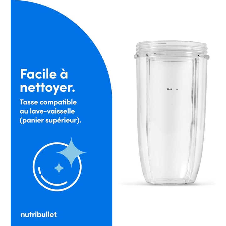Blender personnel NutriBullet Pro 900W - Compact, extraction nutriments, 710ml