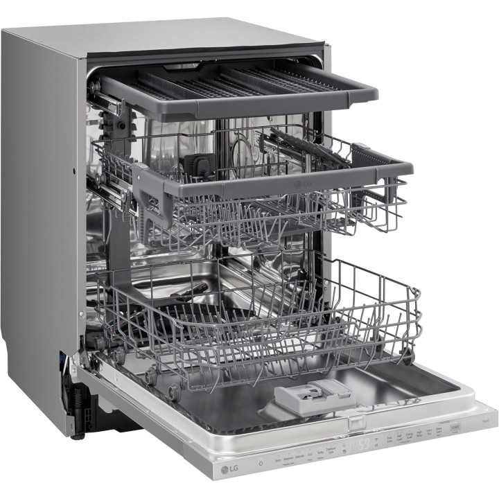 Lave-vaisselle intégrable LG 14 couverts QuadWash connecté silencieux Direct Drive