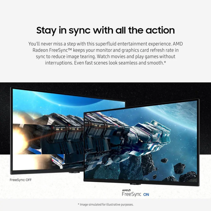 Moniteur gaming 32 pouces QHD 180Hz Fast IPS FreeSync G-Sync HDR400 - SAMSUNG