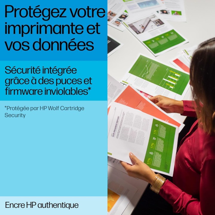 Cartouche d'encre cyan HP 963 (3JA23AE) - OfficeJet Pro 9010/9020 - 700 pages
