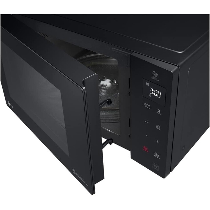 Four à micro-ondes avec grill LG Smart Inverter 32L - Plaque Crispy - Noir fumé