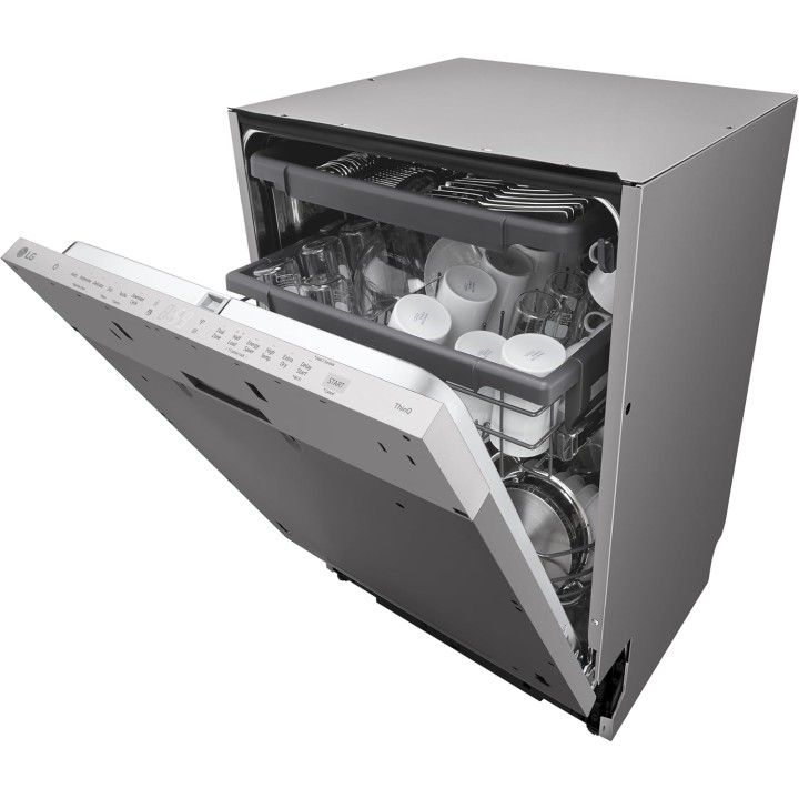 Lave-vaisselle intégrable LG 14 couverts QuadWash connecté silencieux Direct Drive